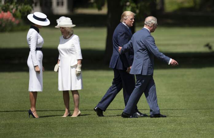 Le premier séjour, non officiel, de Melania et Donald Trump en Grande-Bretagne remonte à juillet 2017