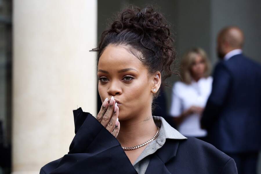 Rihanna a répondu aux questions des journalistes présents 