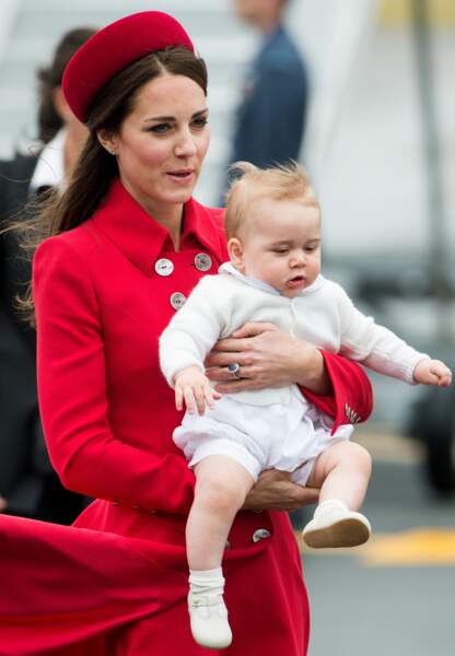 Arrivée en Nouvelle-Zélande pour Kate et George le 7 avril 2014