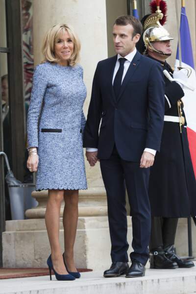 Emmanuel Macron et Brigitte Macron : un couple élégant et toujours bien assorti