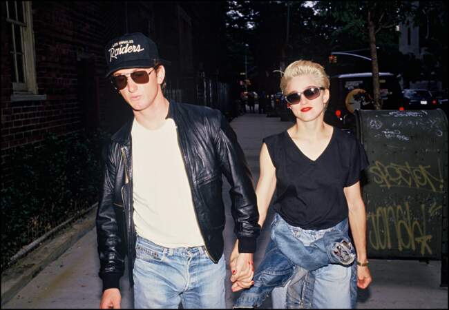 Madonna et Sean Penn, dans la rue en 1987