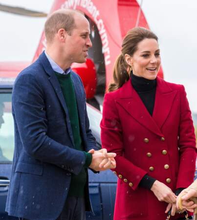 Cette visite de Kate Middleton et du prince William faisait partie d'un engagement au pays de Galles