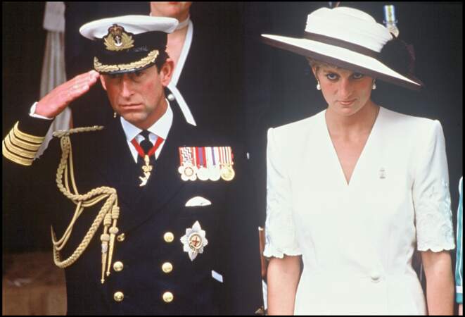 Le prince Charles et Diana, divorcés en 1996. Elle a perçu 25 millions d'euros ainsi que des indemnités annuelles 