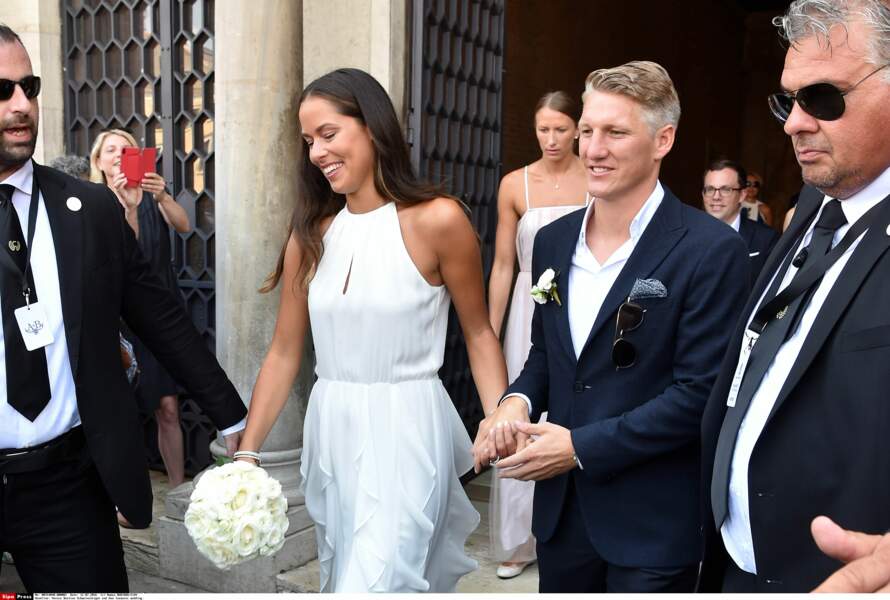 Ana Ivanovic et Bastian Schweinsteiger: vive les mariés !