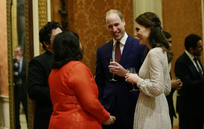 Kate Middleton au lancement de l'année culturelle 2017 UK-India au palais Buckingham