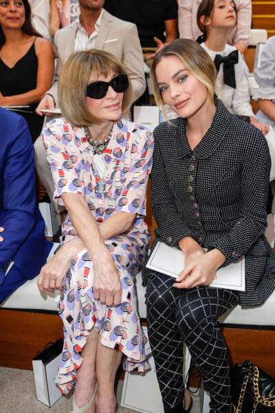 Anna Wintour, la papesse de la mode et Margot Robbie, l'égérie Chanel