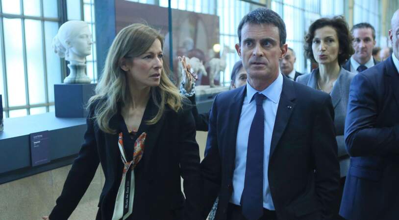Manuel Valls et Anne Gravoin pour le 30ème anniversaire du Musée d'Orsay.