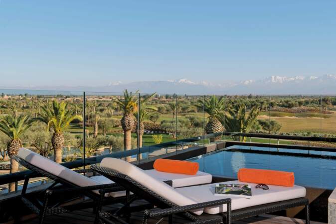 Hôtel Royal Palm, Marrakech, piscine privative