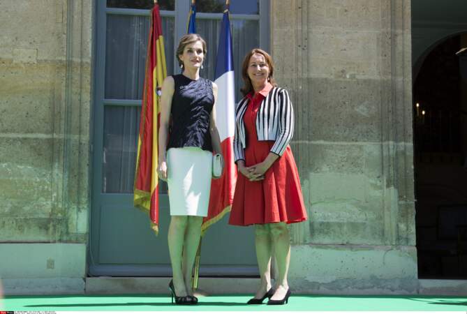 Letizia d'Espagne et Ségolène Royal à Paris