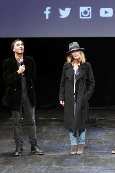 Vanessa Paradis et son compagnon Samuel Benchetrit au Festival de Namur le 4 octobre 2017