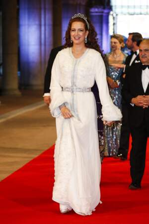 La princesse Lalla Salma à un dîner de gala à Amsterdam le 29 avril 2013