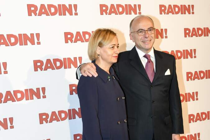 Bernard Cazeneuve et sa femme à l'avant-première de "Radin!", film de Fred Cavayé, le 22 septembre 2016