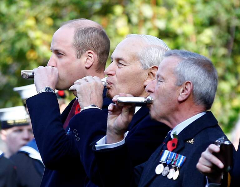 Le prince William, duc de Cambridge participe à une cérémonie à la mémoire des sous-mariniers  à Londres