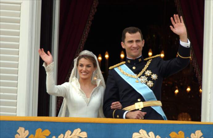 Mariage du prince Felipe d'Espagne et de Letizia Ortiz le 22 mai 2004