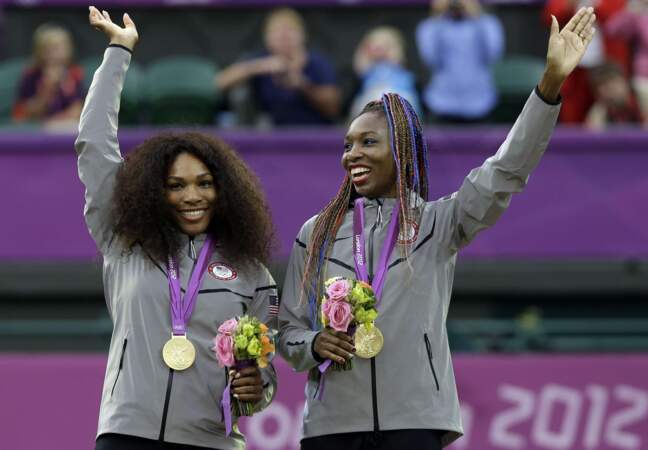 Serena et Venus Williams aux Jeux olympiques de Londres en 2012