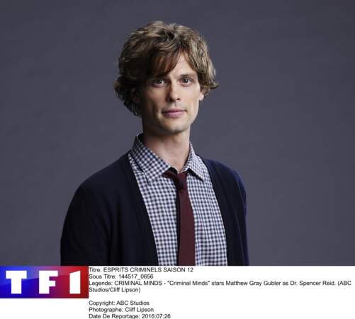 Matthew Gray Gubler incarne le Dr. Spencer Reid, profileur du FBI dans "Esprits Criminels"