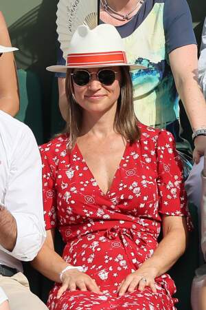 Pippa Middleton heureuse de suivre le tennis