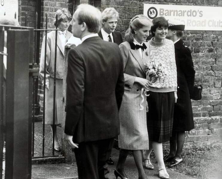 La princesse Diana à Newham, le 12 novembre 1984