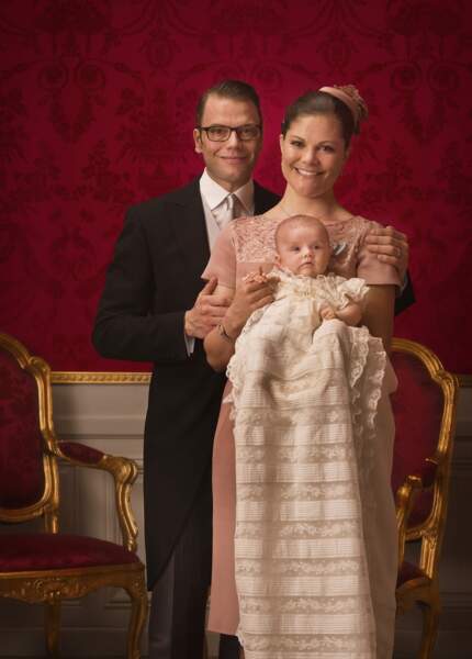 Photo officielle du baptême de la princesse Estelle de Suède le 22 mai 2012 à Stockholm