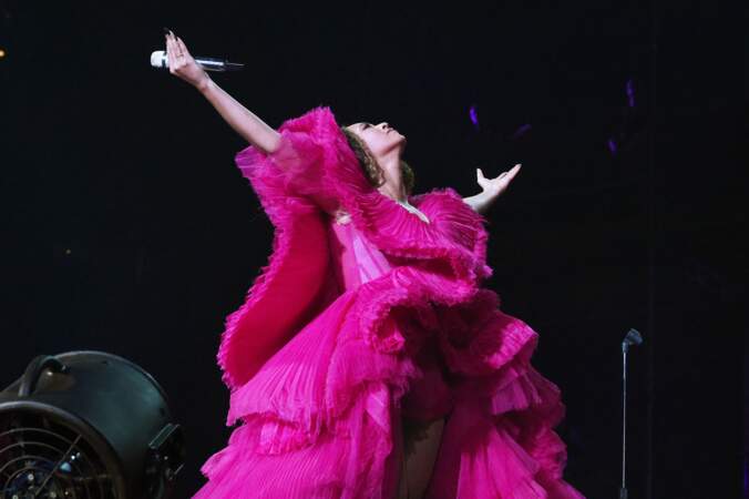 Tout en rose et en volants Ashi Studio pour une Beyonce plus impériale que jamais