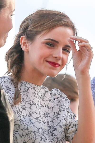 Emma Watson avec une jolie tresse en 2013