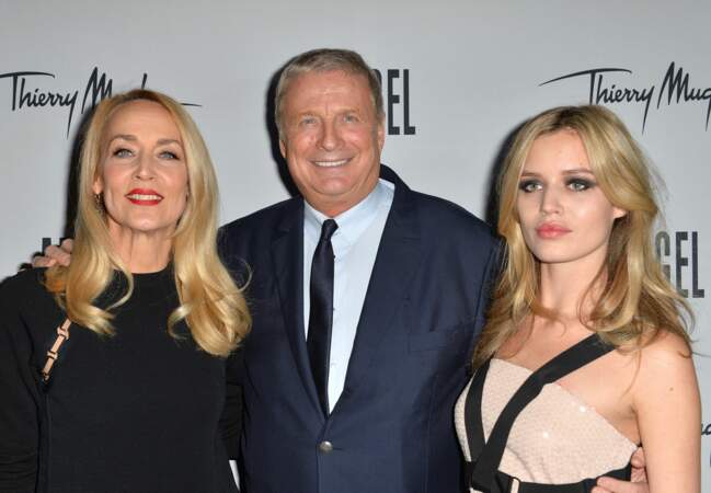 Jerry Hall, Christian Clarins et Georgia May Jagger