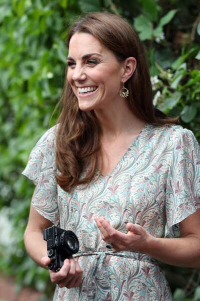Ce mardi 25 juin à Londres, Kate Middleton a opté pour un look bohème et estival