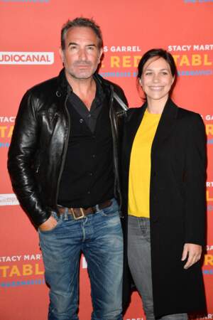 Jean Dujardin et Nathalie Péchalat à l'avant-première du film "Le Redoutable" 