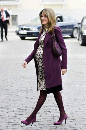 Princesse Letizia enceinte avril 2007
