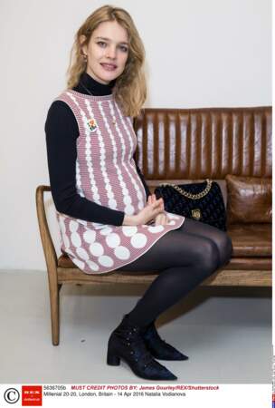 Natalia Vodianova à deux mois d'accoucher de son cinquième enfant