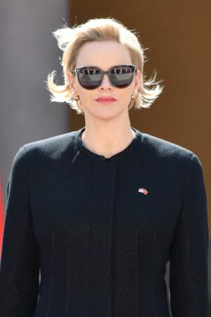 Charlène de Monaco a opté pour un look de star pour accueillir le couple présidentiel chinois