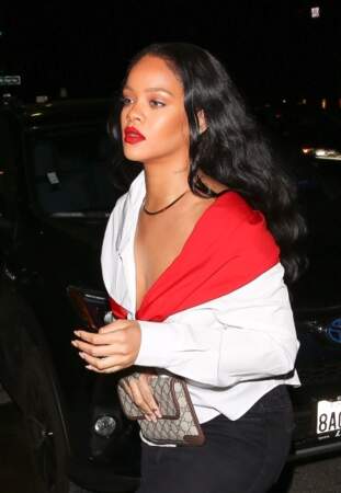 La bouche matte de Rihanna