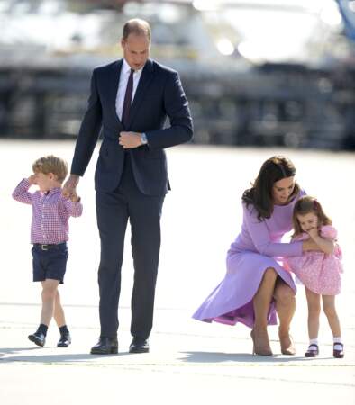 La princesse Charlotte donne du fil à retordre à sa maman Kate Middleton