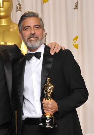 George Clooney, qui a cédé à l'appel de la barbe, en 2013