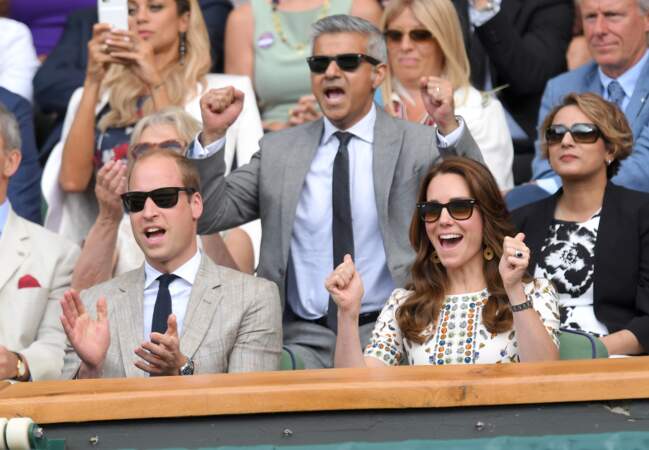 Chaque année Kate sort ses plus belles lunettes de soleil pour assister au tournois de tennis de Wimbledon