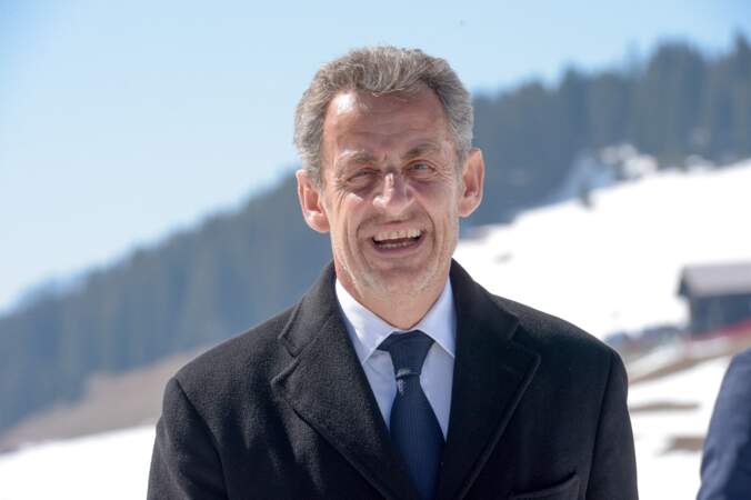 Pour ce déplacement, Nicolas Sarkozy arborait une barbe de trois jours