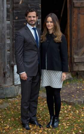 Princess Sofia et Prince Carl Philip à Alvdalen, Suède - 06/10/2015