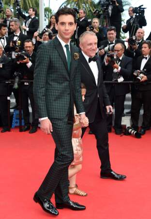 Au Festival de Cannes avec François-Henri Pinault et sa fille Valentina 