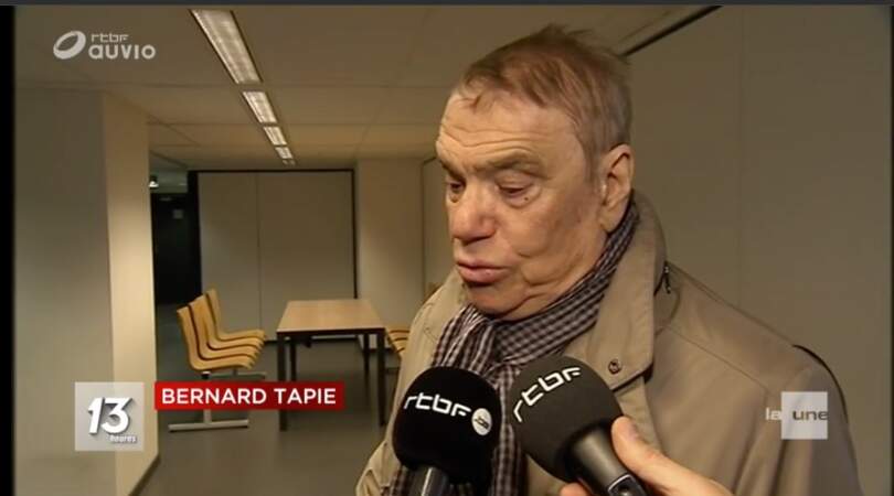 Bernard Tapie : 1e apparition à la télévision belge depuis l'annonce de son cancer