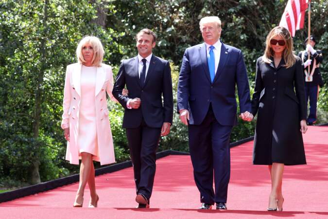Dans le cadre du 75ème anniversaire du débarquement, Brigitte Macron et Melania Trump avaient partagé un déjeuner