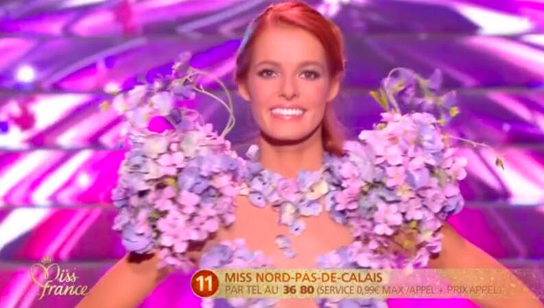 Maeva Coucke lors de la grande soirée Miss France 