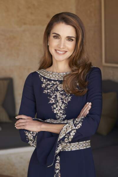 La reine Rania de Jordanie en 2016 pour son nouveau portrait officiel