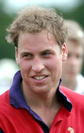 Le prince William 23 ans à un match de polo en 2005