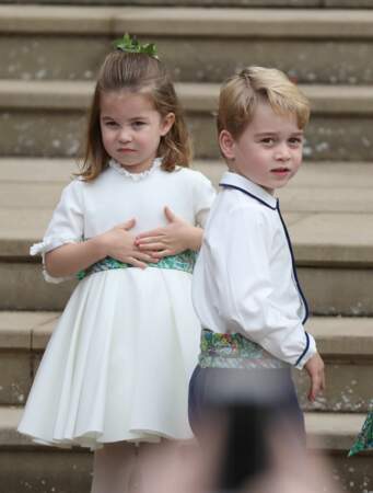 La princesse Charlotte de Cambridge et le prince George de Cambridge
