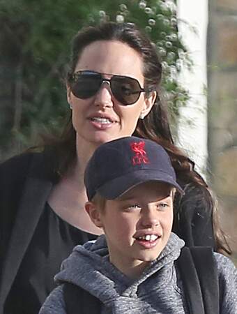 Shiloh, ici en avril 2017, est l'enfant biologique des Jolie-Pitt qui ressemble le plus à son père physiquement
