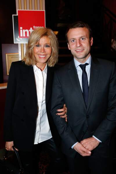 Emmanuel Macron et son épouse Brigitte 
