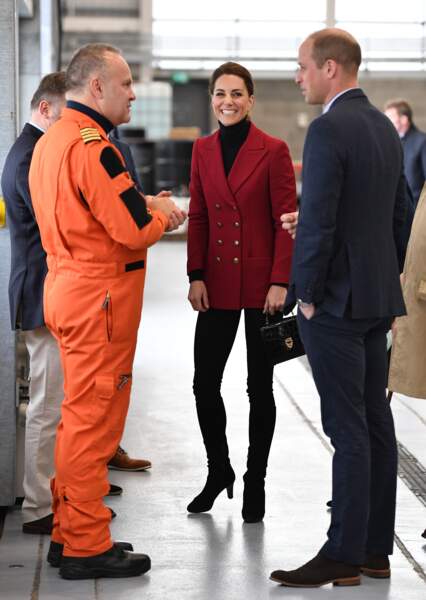 Kate Middleton et le prince William se sont entretenus avec les secouristes sur la dureté de leur métier