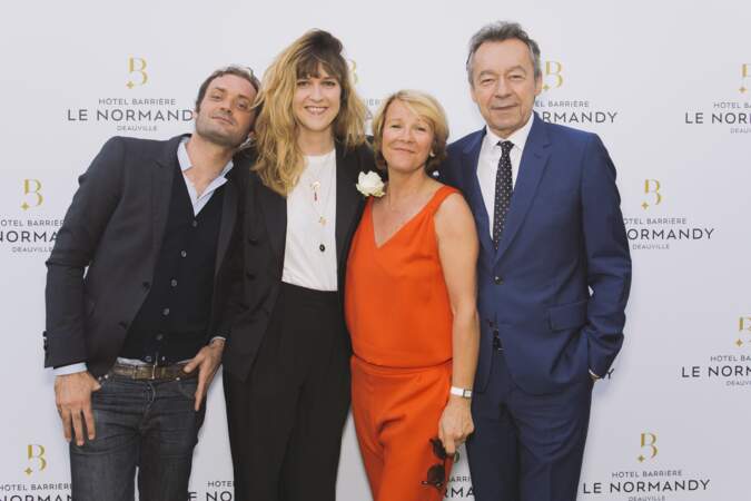 Augustin Trapenard, Daphné Bürki, Ariane Massenet et Michel Denisot 