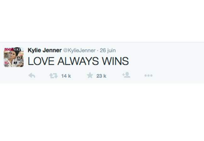 Tweet de Kylie Jenner 