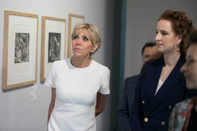 Brigitte Macron visite l'expo Picasso avec la princesse
